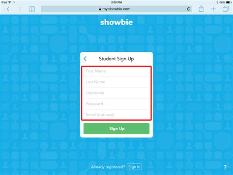 showbie login